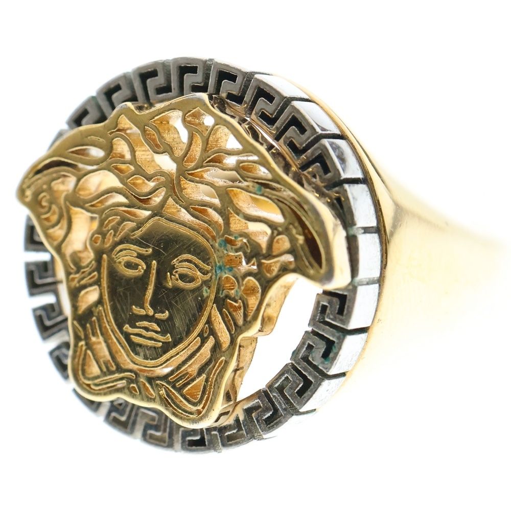 超*s様 美品【VERSACE】メデューサリング　GOLD×silver 21号 s-l400.jpg