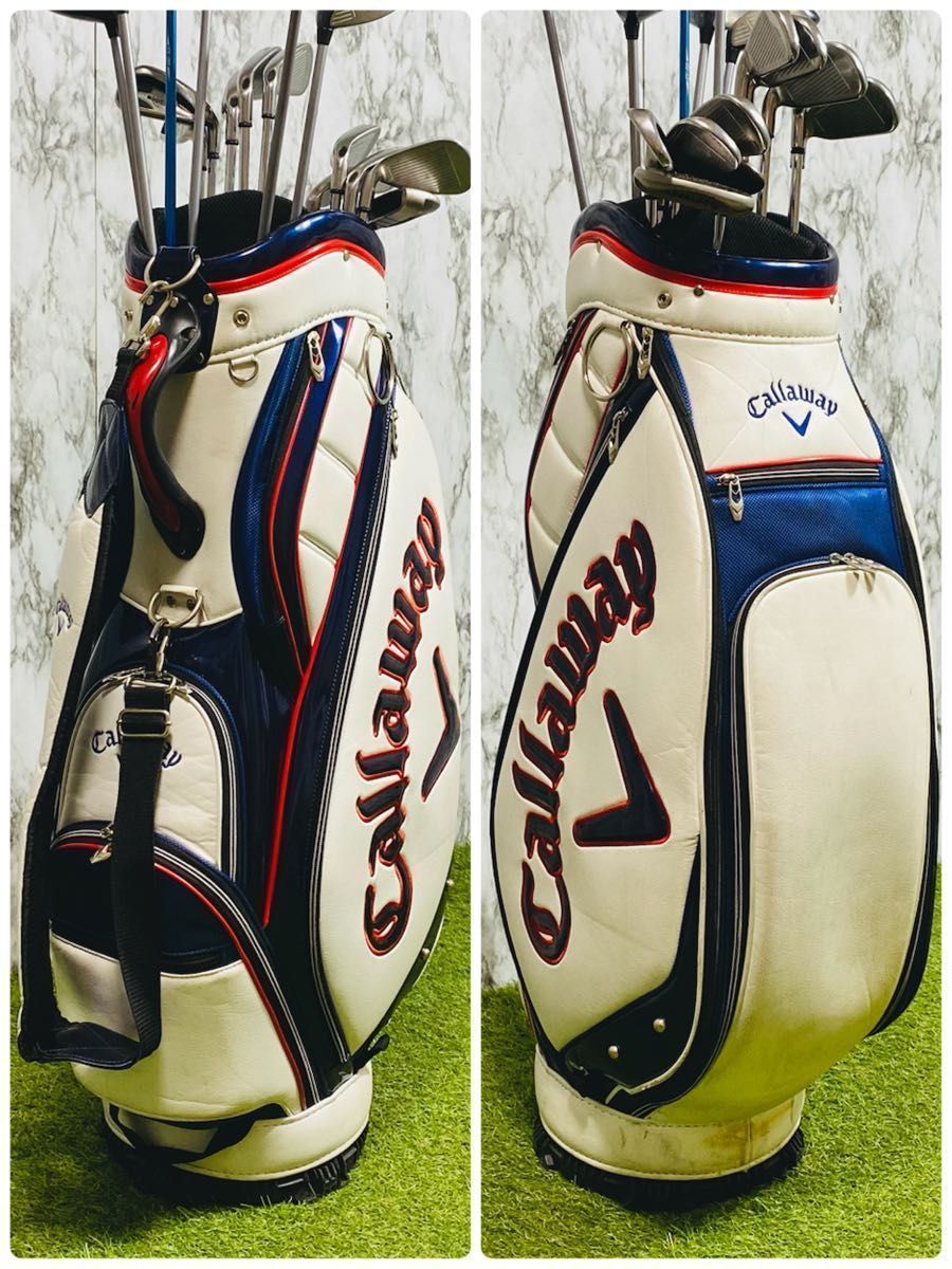 【豪華16本】初心者推奨 キャロウェイ ハイパーX他 メンズゴルフセット S キャロウェイ（CALLAWAY）（メンズ）キャロウェイ(CALLAWAY