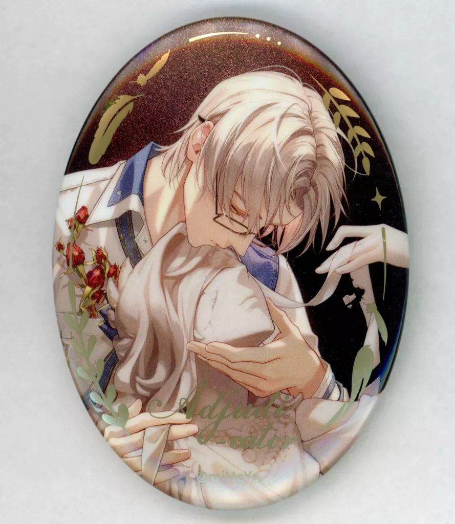 中古】バッジ・ビンズ 森月黎 祈慕誓吻シリーズ 異形缶バッジ