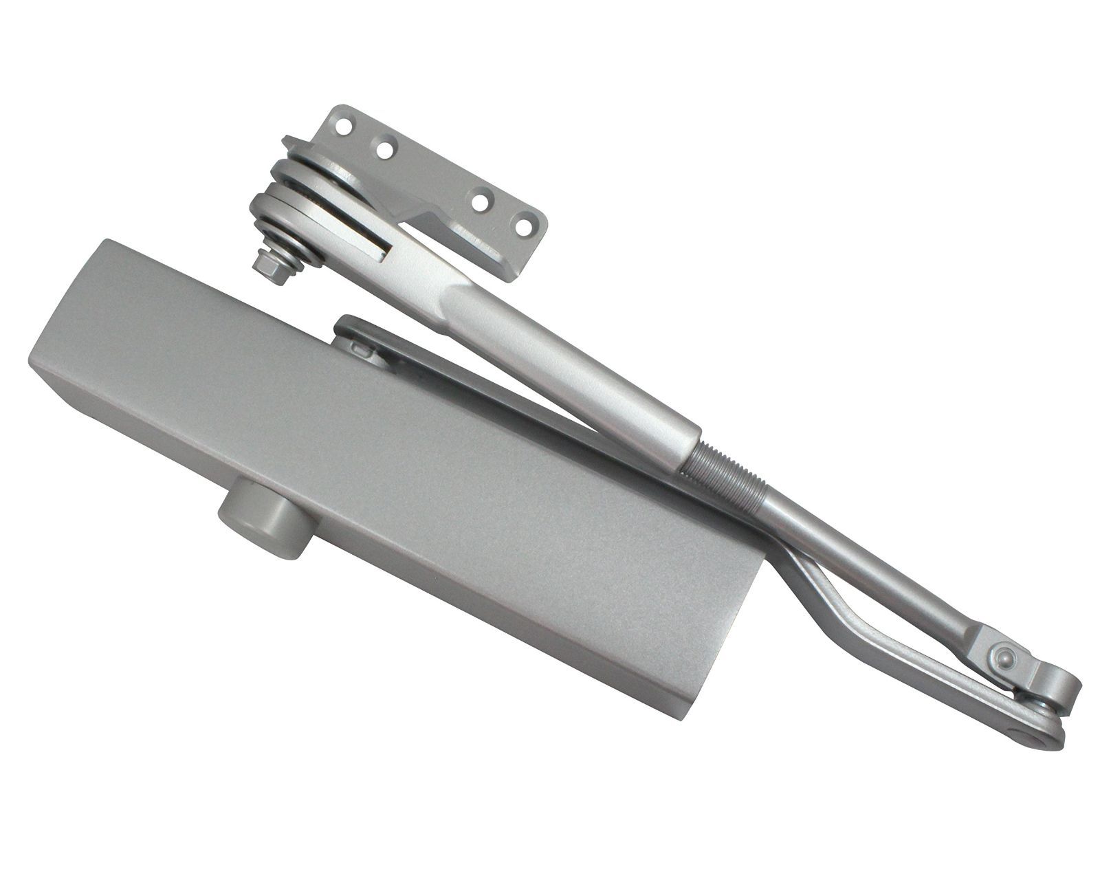 S-21PL_パラレル型_シルバー リョービ ドアクローザ 20シリーズ パラレル型 ストップ付 L型ブラケット S-21PL