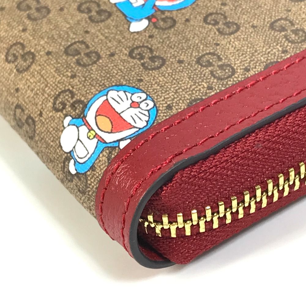 GUCCI グッチ 長財布 ドラえもん×GUCCI 647787 PVC/レザー