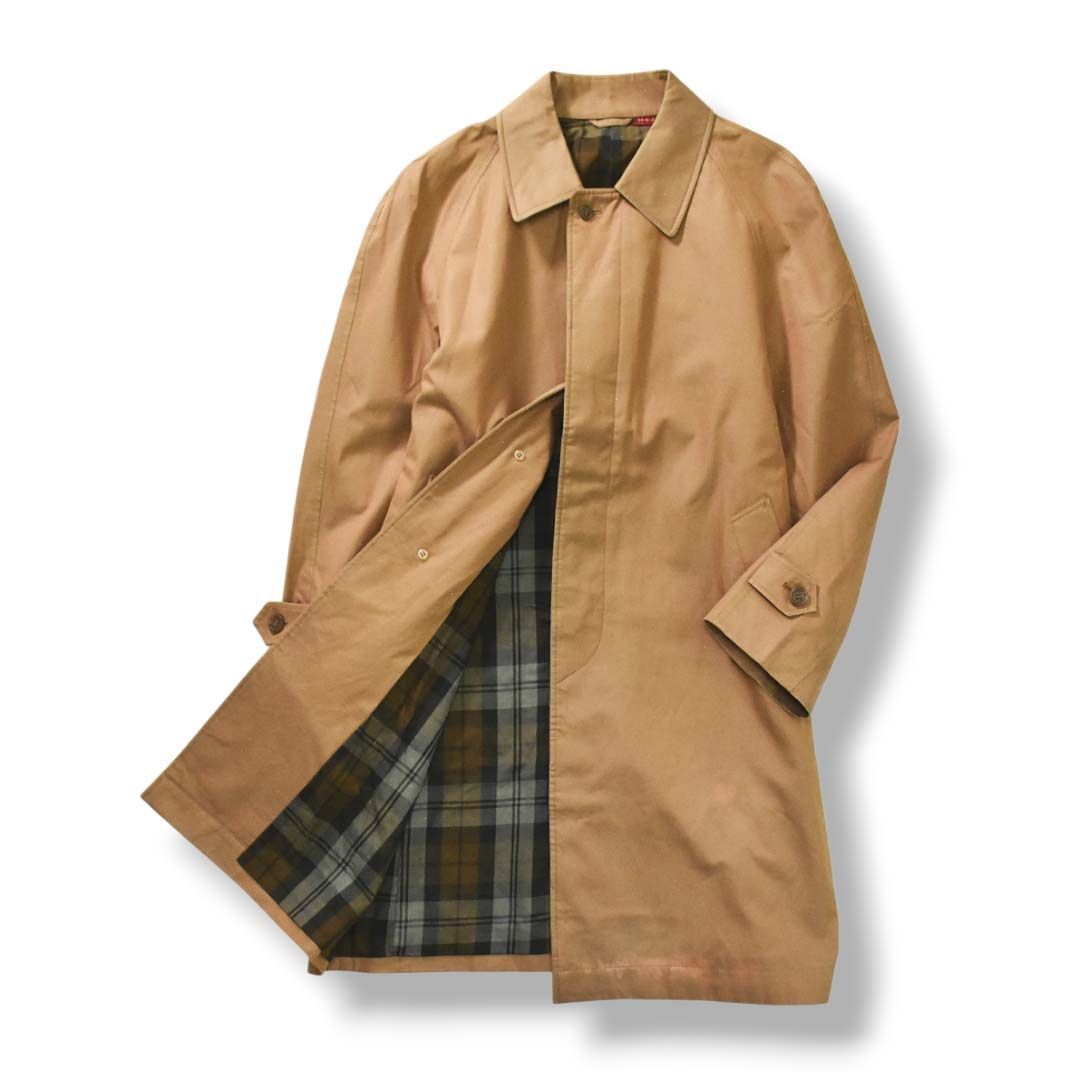 バルマカーン チェック コート 古着 90s Burberrys チェック ライナー
