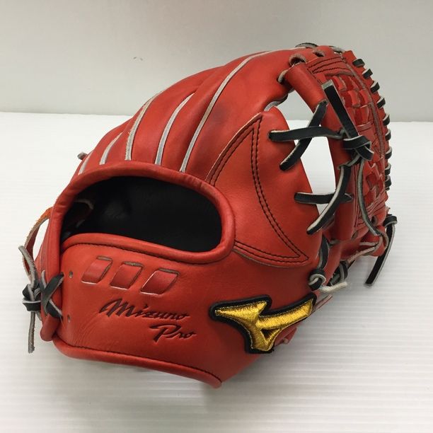 中古品 ミズノ mizuno ミズノプロ 軟式 内野手用グローブ 1AJGR26203