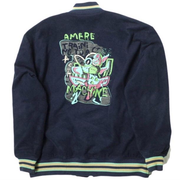 CAV EMPT ネイビー　ジップアップジャケット CAV EMPT ジップアップジャケット ネイビー