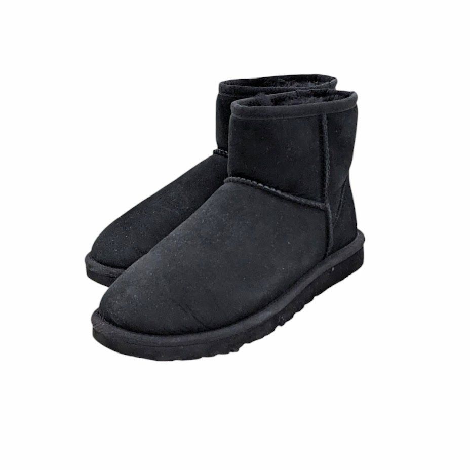 美品 UGG australia アグ ムートンブーツ CLASSIC MINI F20013F 5854 