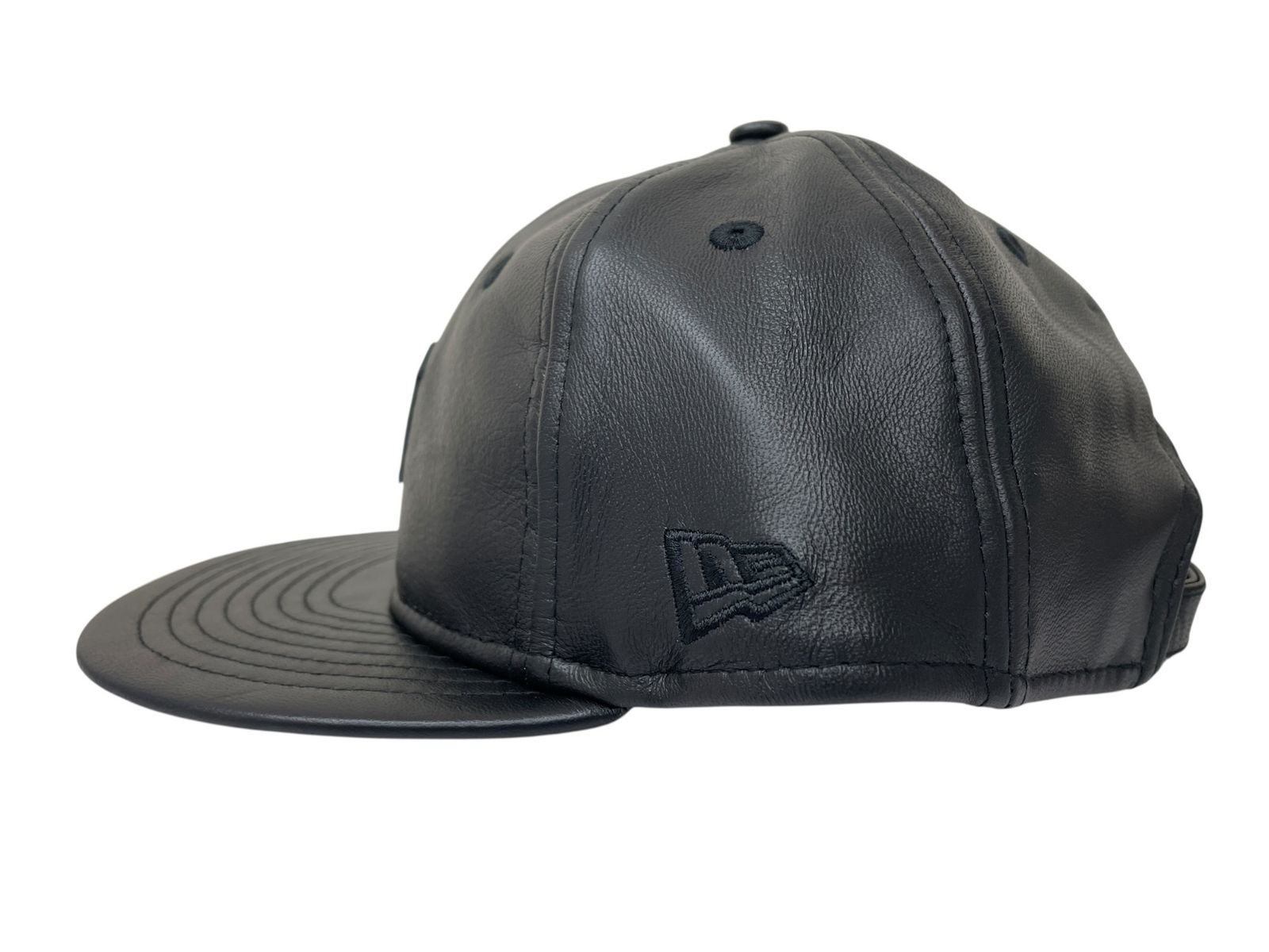 NEWERA ニューエラ レザーキャップ GENUINE LEATHER CAP 本革 MLB デトロイト タイガース 60585324 F ブラック メンズ 049