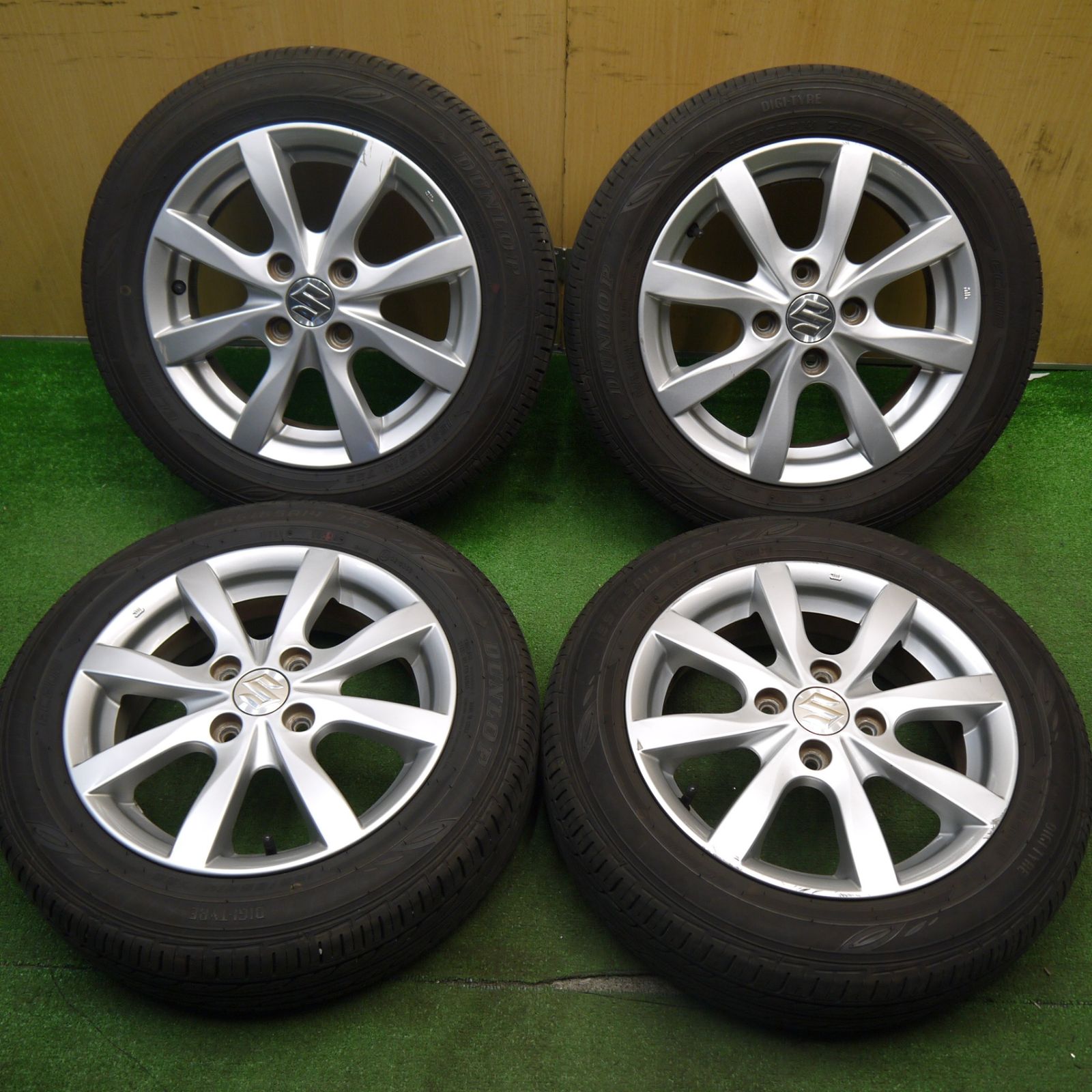 4本価格！24年☆スズキ ワゴンR 純正 155/65R14 ダンロップ EC202 14 