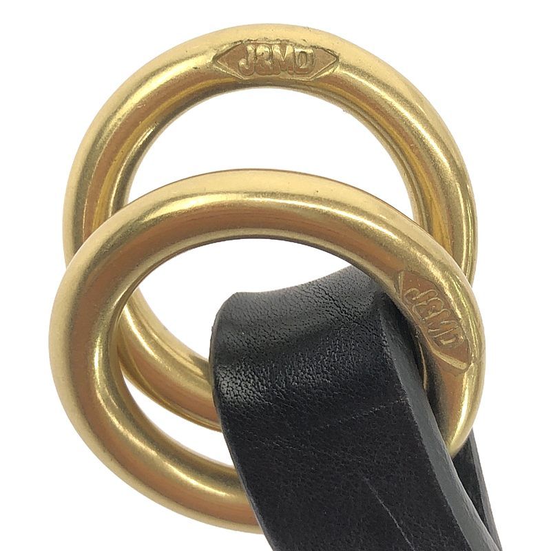 ☆美品☆J&M DAVIDSON レザーベルト リング スエード ヌメ ベージュ