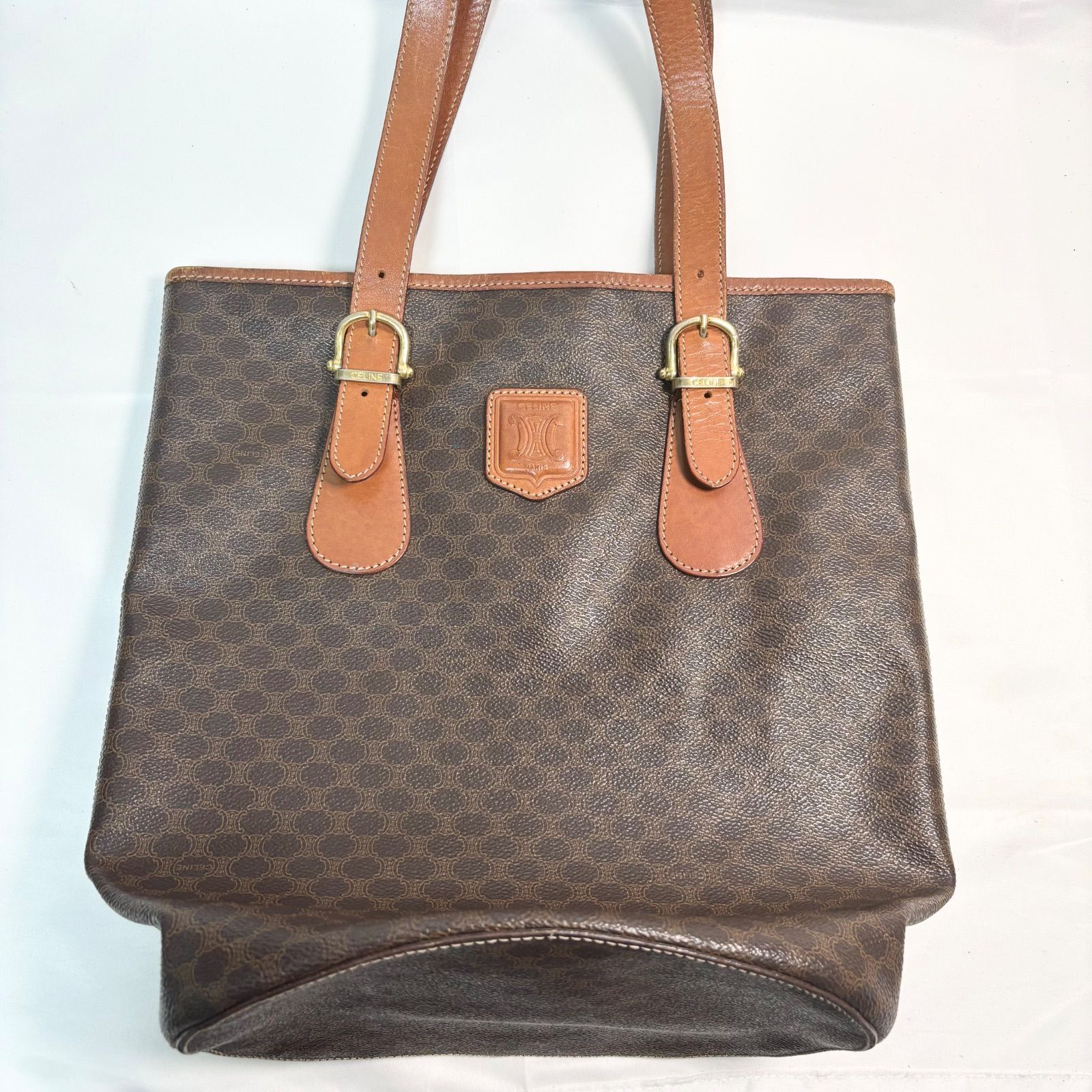 CELINE セリーヌ ハンドバッグ トートバッグ マカダム バケツ型 楽天