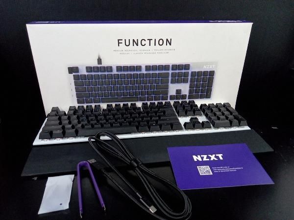 【美品】NZXT Funetion 有線ゲーミングキーボード KB-1FSUS -WR