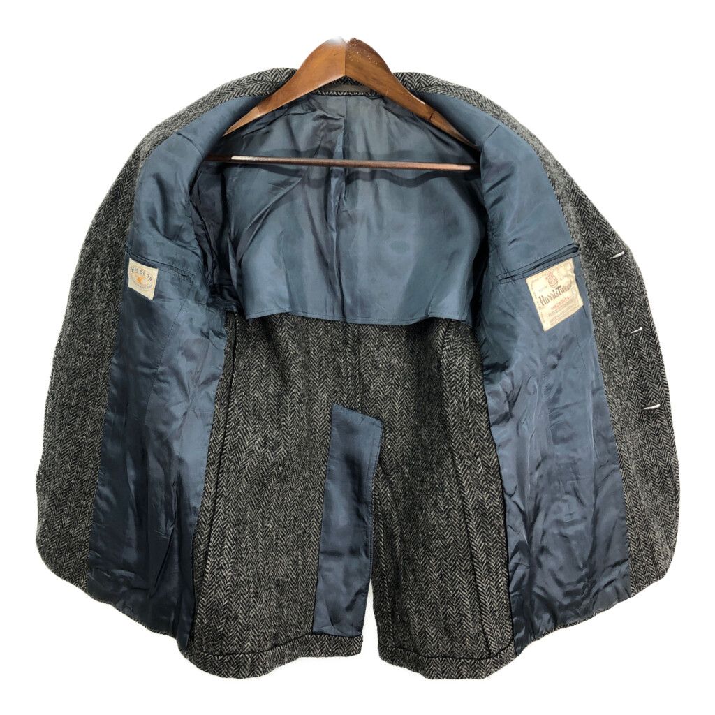 60年代 Harris Tweed ハリスツイード ウール テーラードジャケット