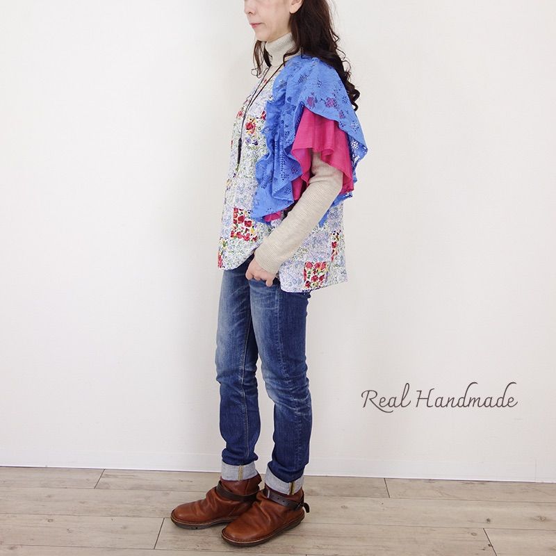 アシメフリルプルオーバー