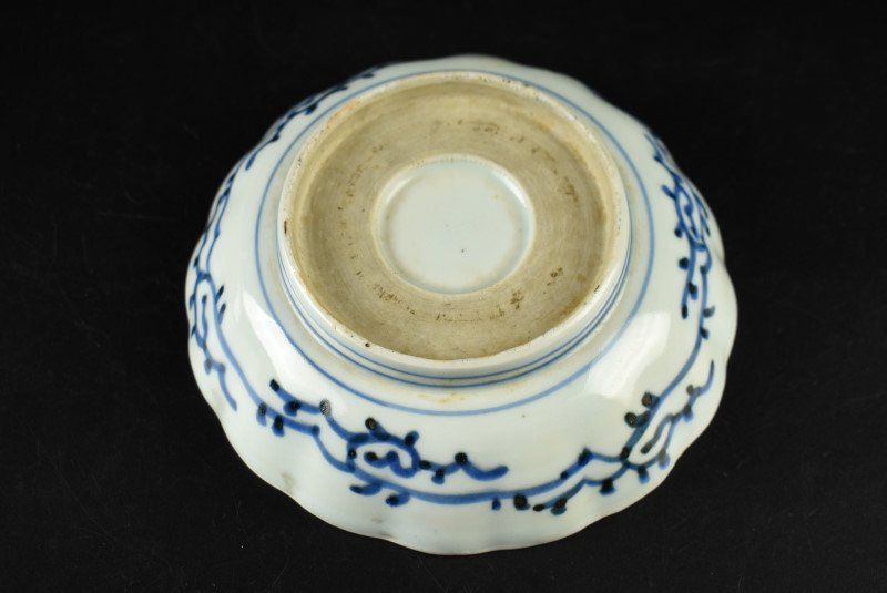 おしゃれコーデ 蔵c9445a 古伊万里 染付 みじんこ文 なます皿 十客 最安価に挑戦！