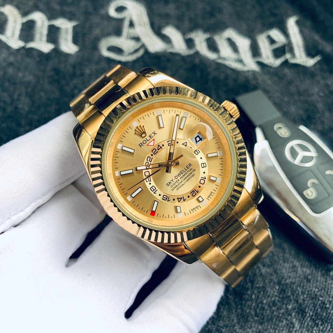 ⭐️人気⭐️ROLEXロレックス 自動巻き 腕時計 Sky-Dweller ゴールド 