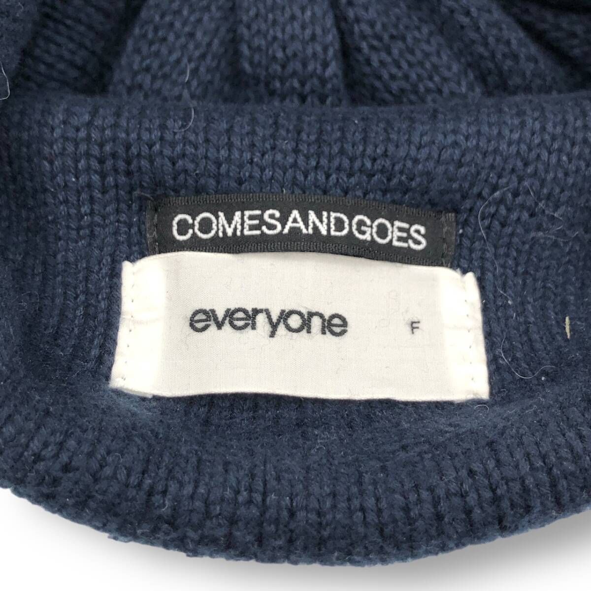 everyone × COMESANDGOES cotton big knit cap ビーニー ニット帽