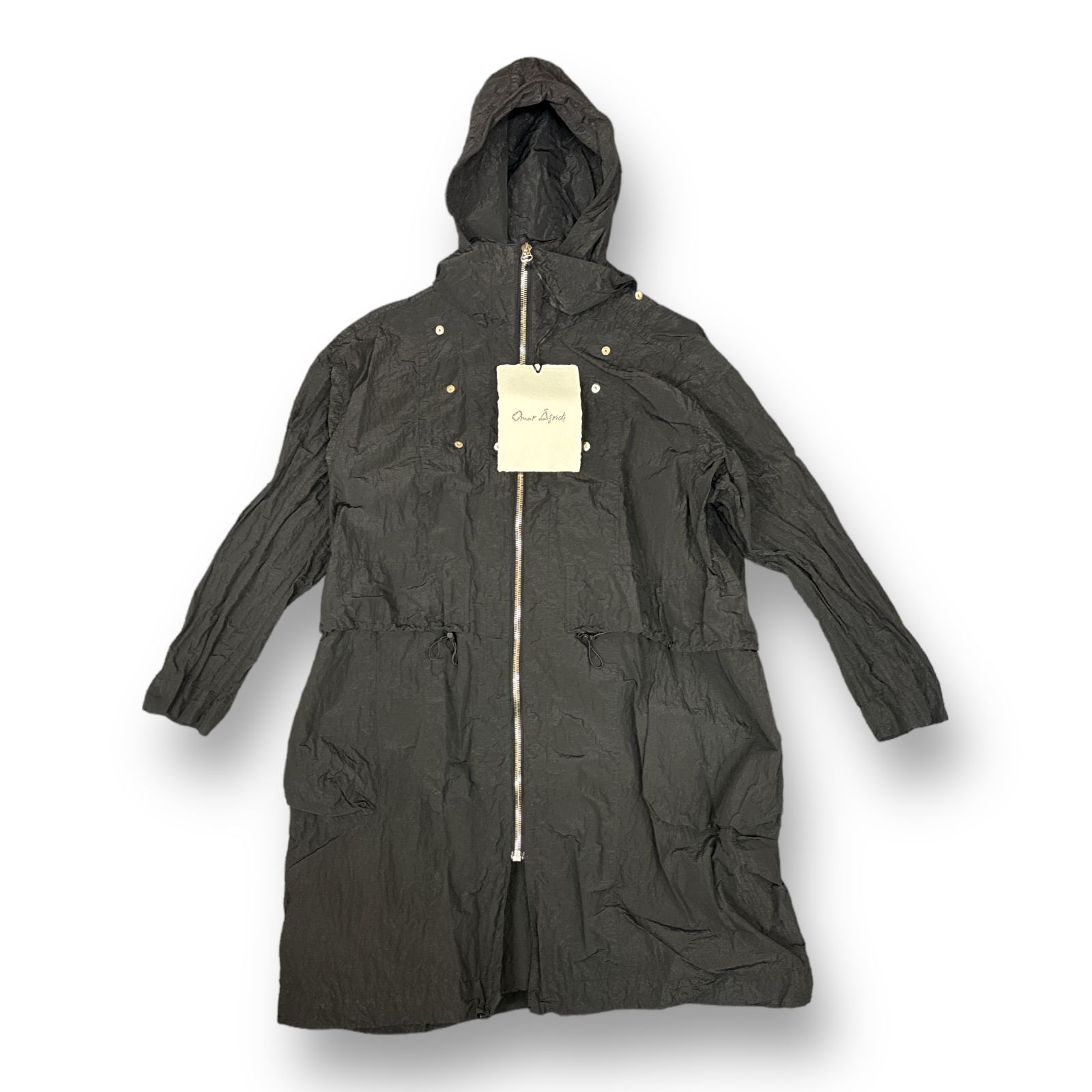 OMAR AFRIDI 23ss DET HOOD WIND PARKA 46-