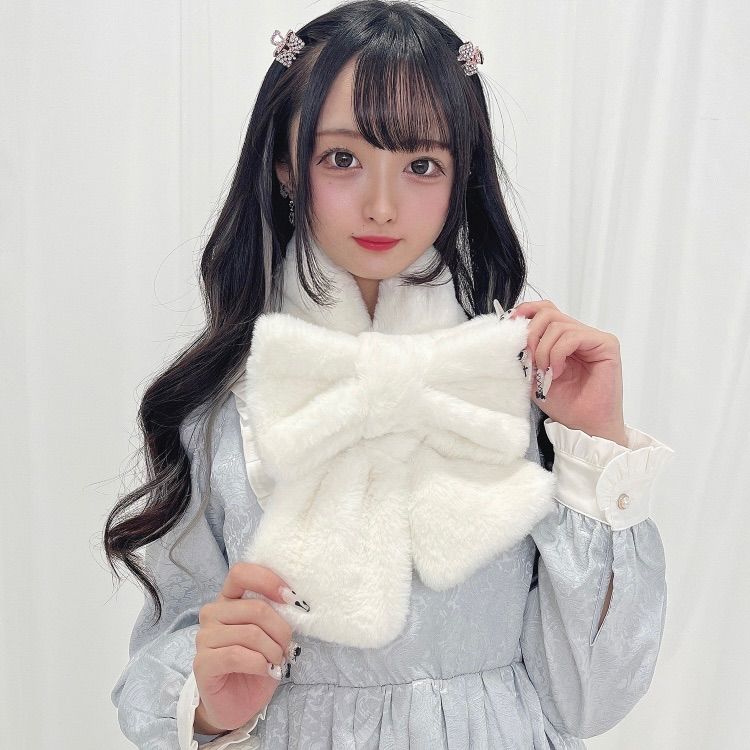 Honey Cinnamon ハニーちゃん マフラー ホワイト ハニーマフラー – BUNNY APARTMENT