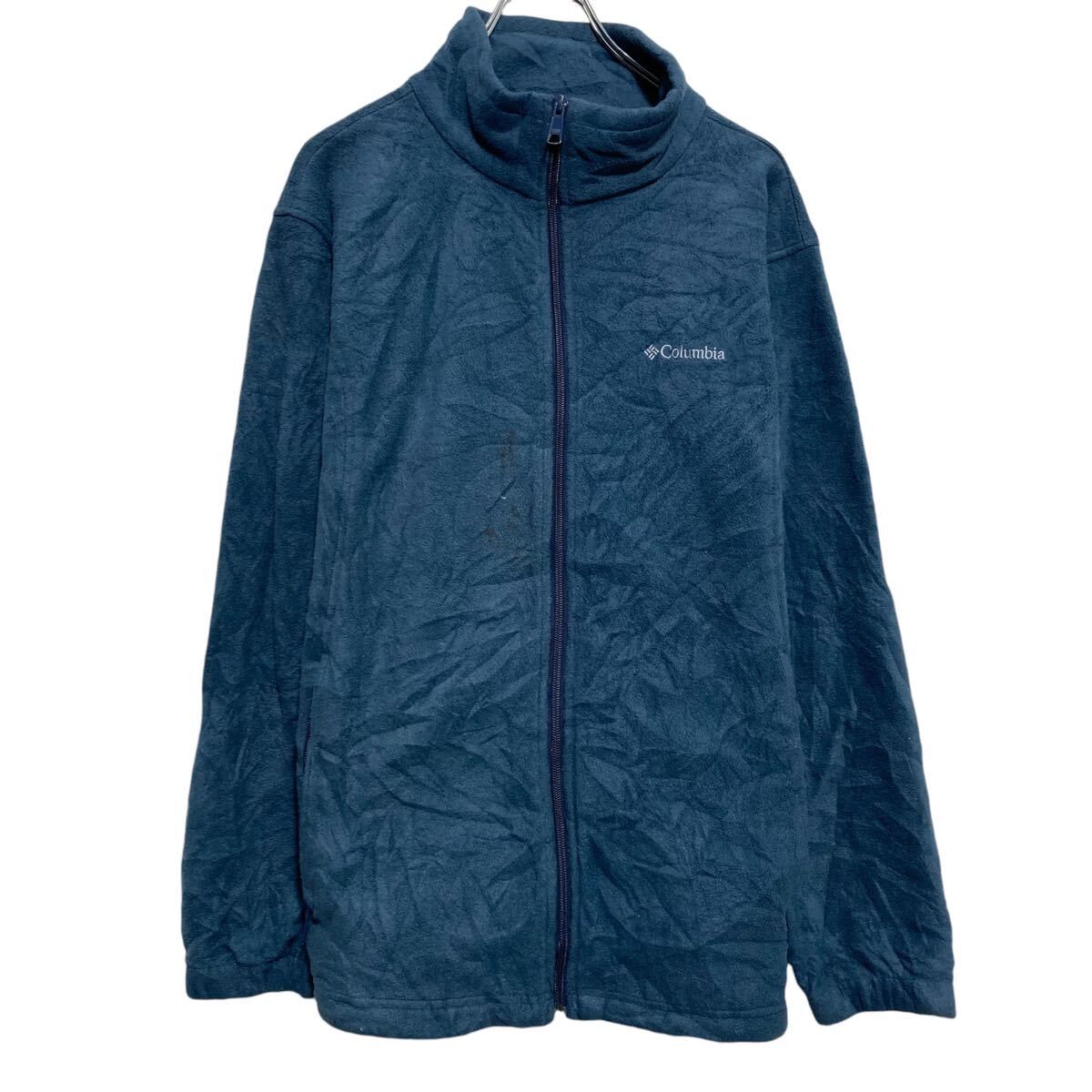 Columbia フリース ジャケット コロンビア XL ネイビー ビッグサイズ 