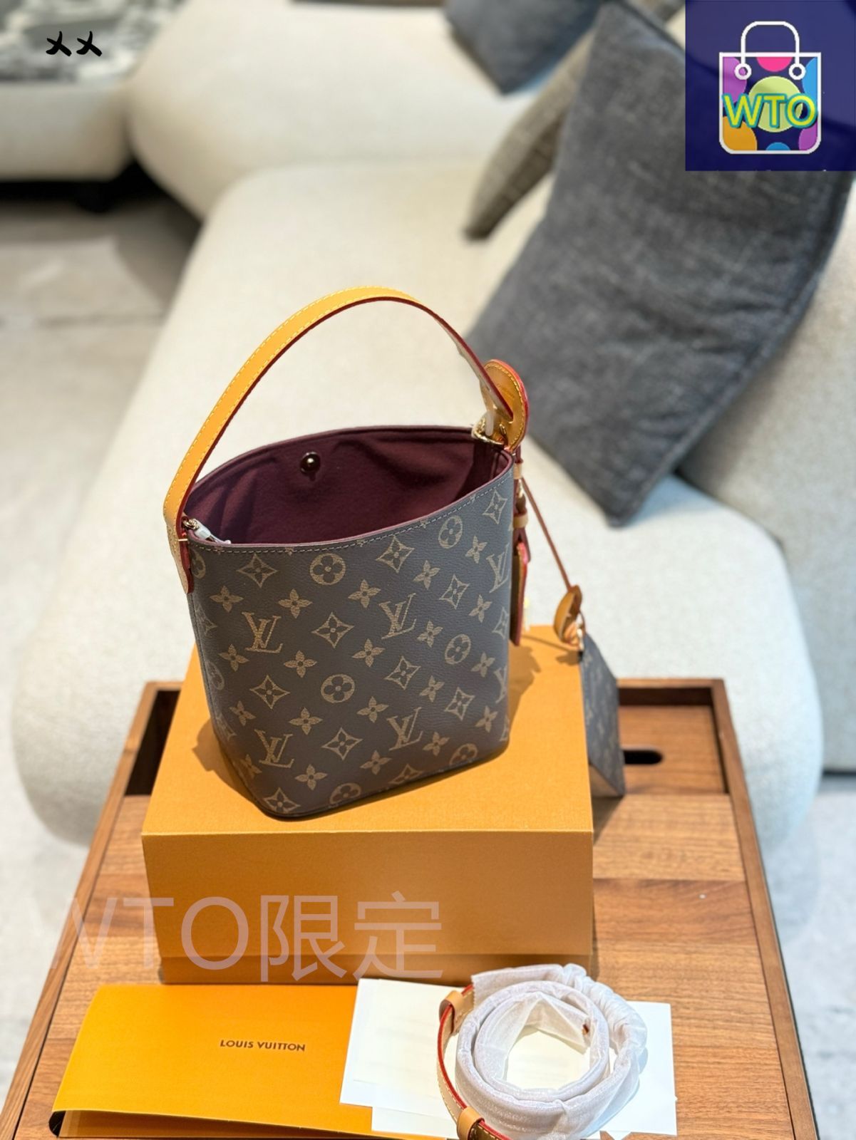 【ルイヴィトン】オール イン BB ハンドバッグ 2WAY バケツ型 ルイヴィトン LV×TMオールインBB ヴィトン ショルダー バッグ