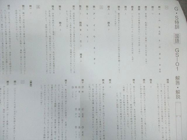 SAPIX 小6 サピックス 国語 GS特訓 通年セット 【計6回分】 2024