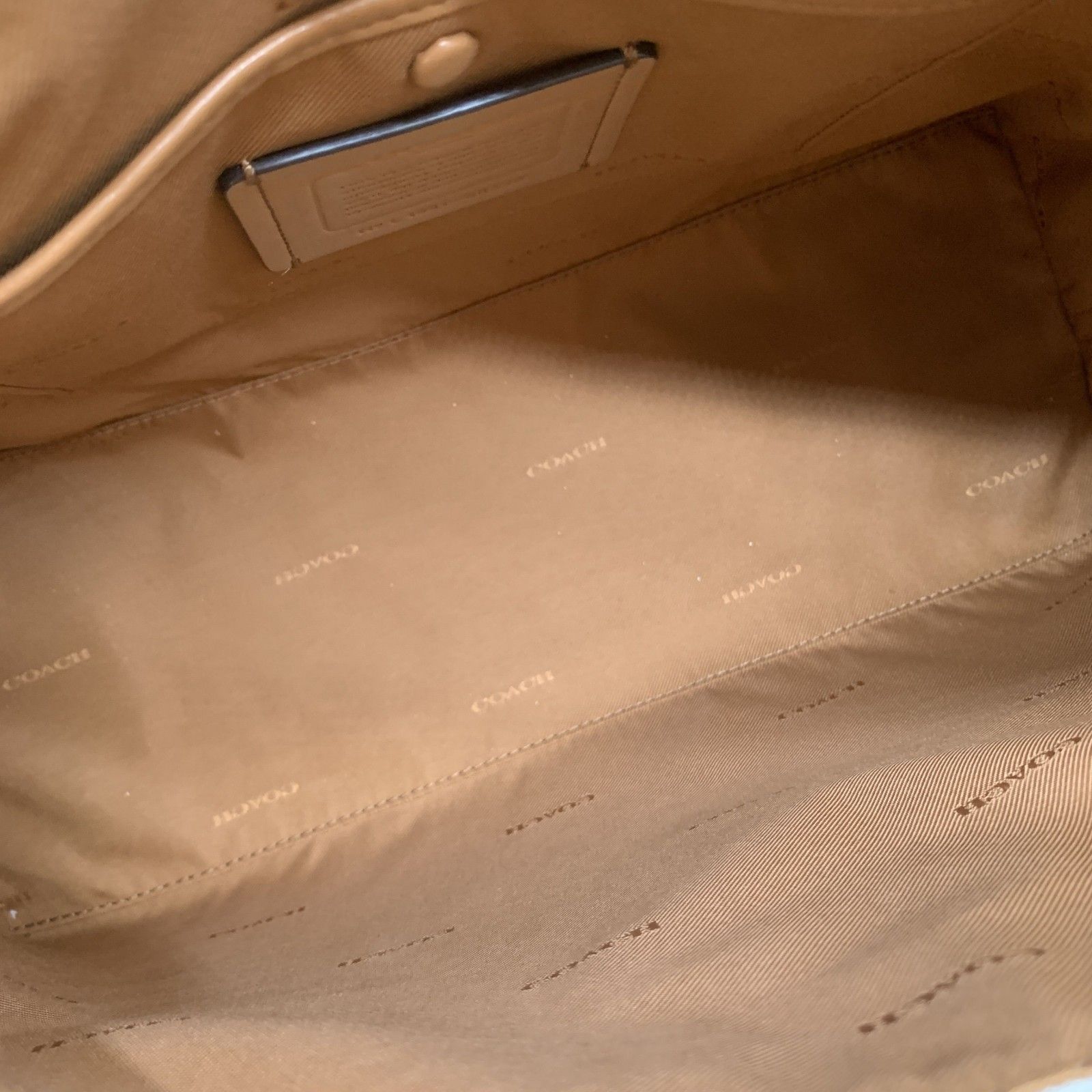 未使用保管品 コーチ COACH ターンロック レザー トートバッグ 