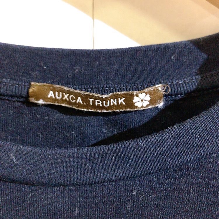 AUXCA.TRUNK オーカトランク Tシャツ クルーネック ネイビー 半袖