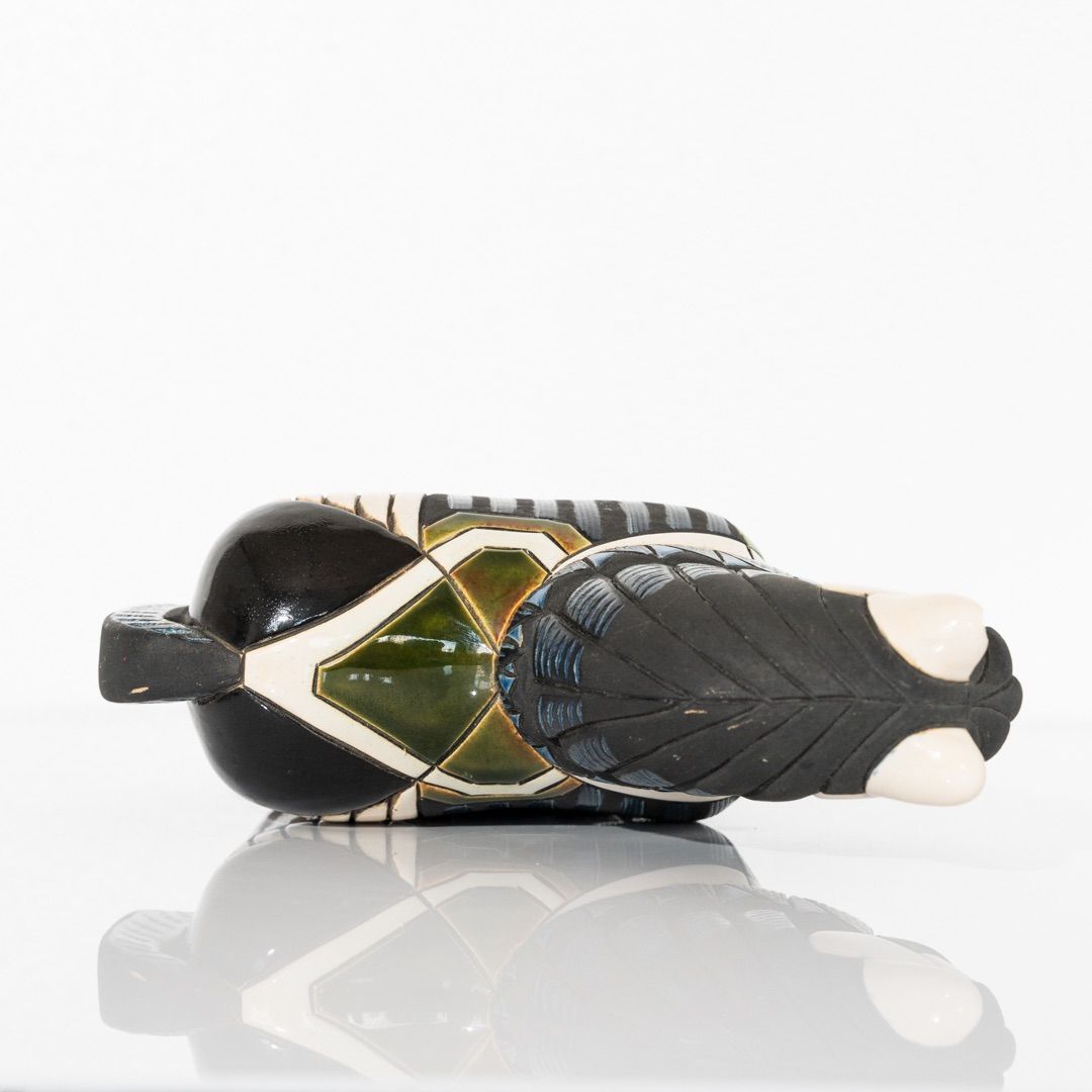 アーテサニアリンコナダ 白フクロウ 置物 ウルグアイ 陶器 アーテサニ