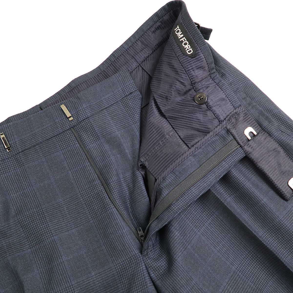 TOM FORD トム フォード 19AW Shelton グレンチェックピークド