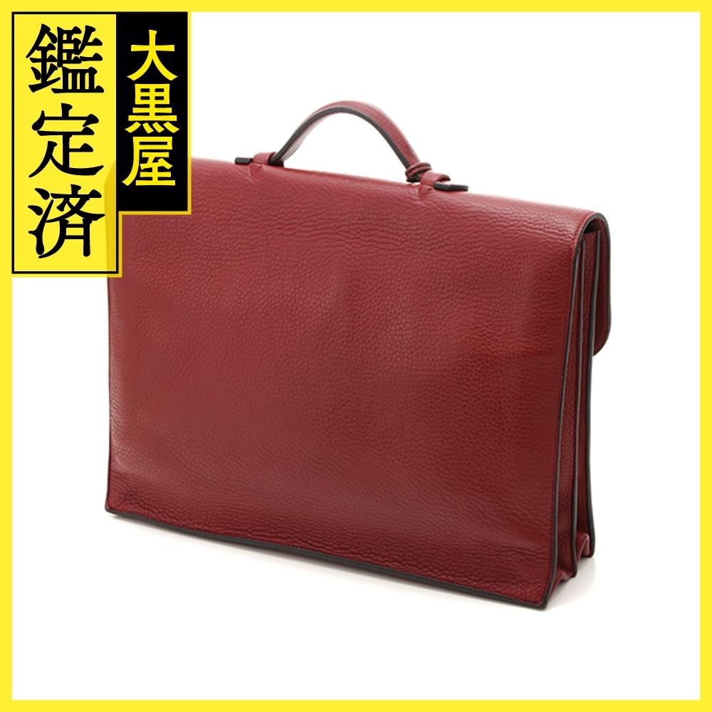 HERMES 　エルメス　サックアデペッシュ38　ルージュアッシュ／ＳＶ金具　【472】KS