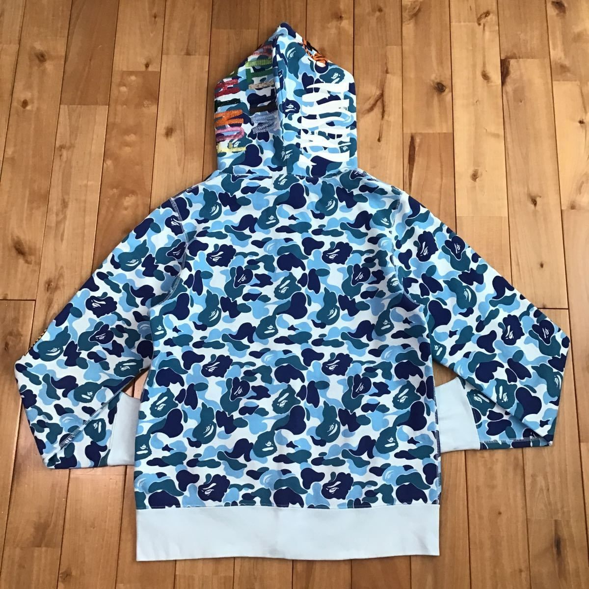 ABC camo blue タイガー パーカー Mサイズ Tiger full zip hoodie a