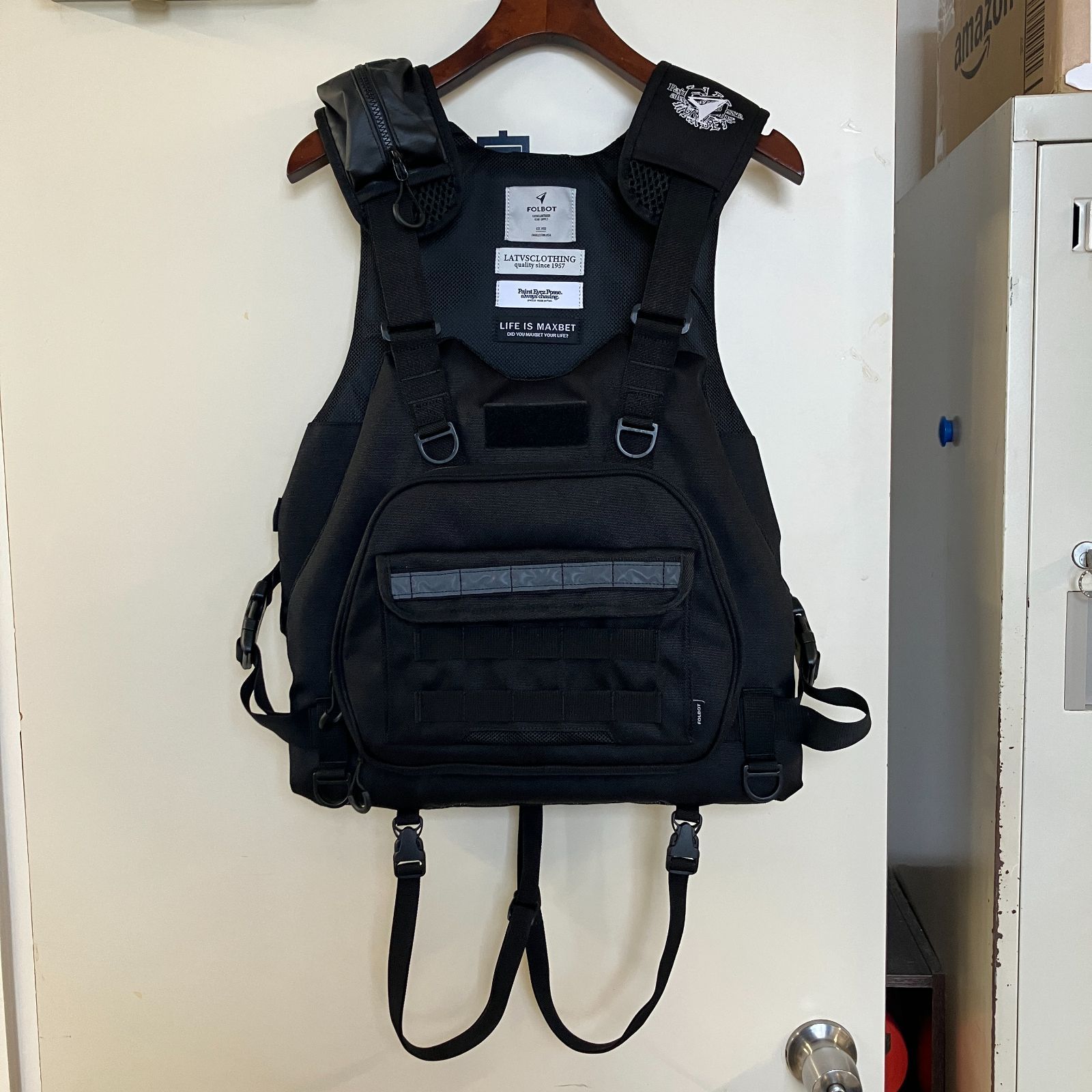 むつ74-102010 FOLBOT×LATVS×MAXBET×PEP フローティングベスト 併売