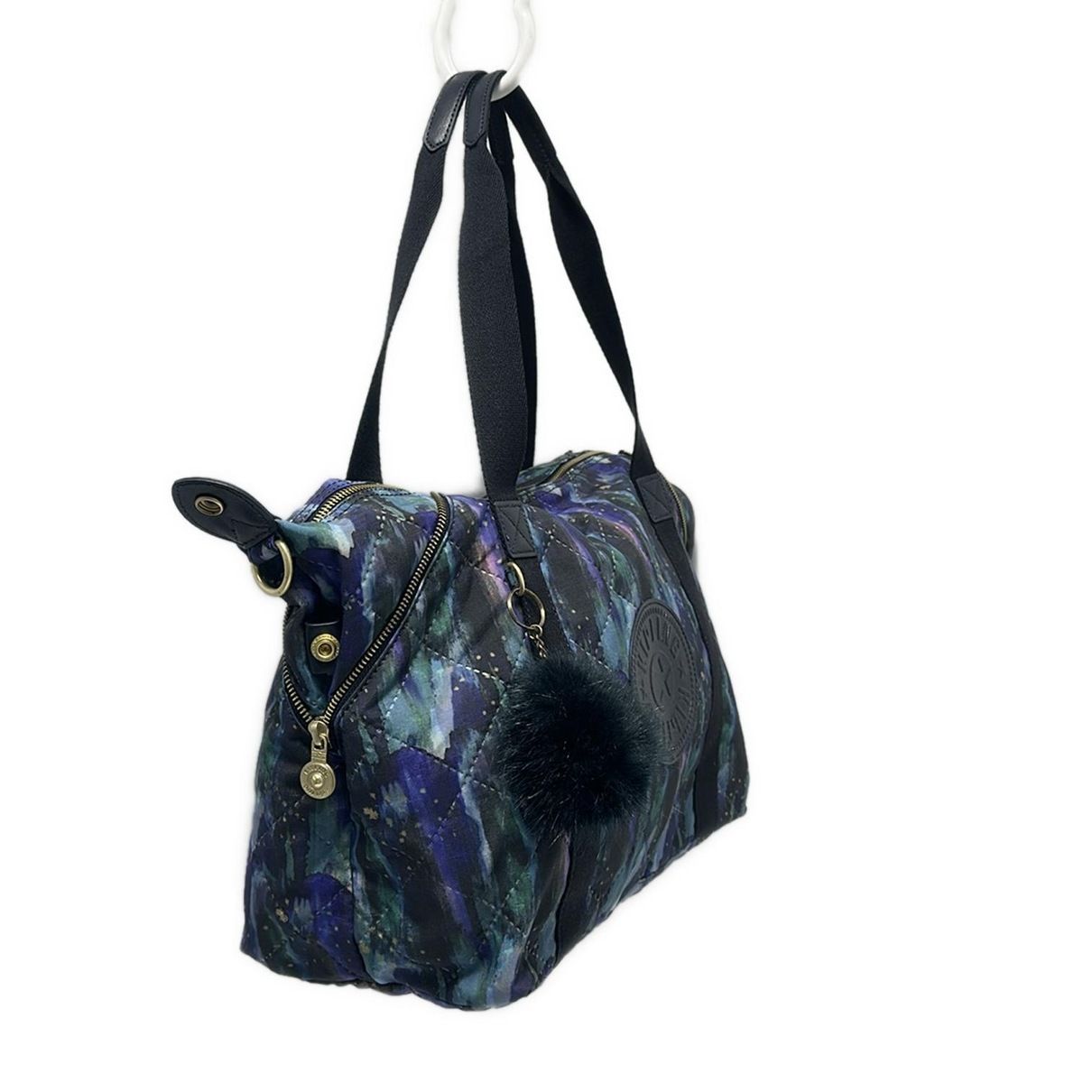 Kipling(キプリング) ボストンバッグ美品 - パープル×ダーク