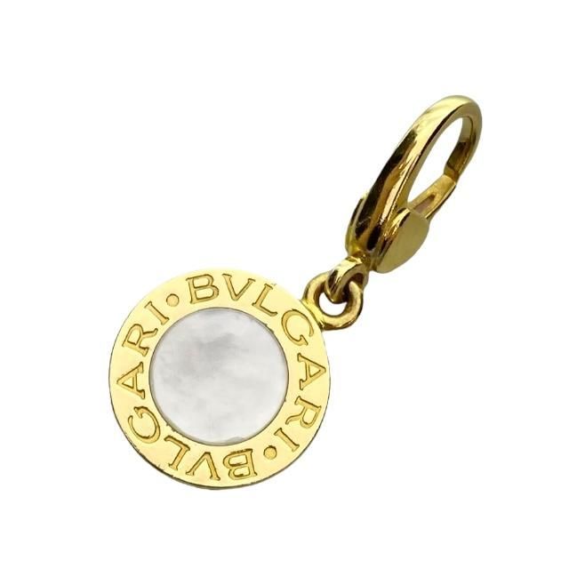 BVLGARI ブルガリ ペンダントトップ ネックレストップ ブルガリブルガリ チャーム アクセサリー K18YG シェル ゴールド - メルカリ