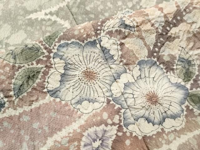 平和屋着物○訪問着 作家物 手描き 絞り 辻が花 暈し染め 正絹 逸品