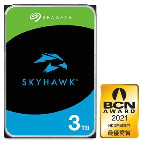 【新品・2営業日で発送】シーゲイト 【限定商品】 SkyHawk HDD 3.5inch SATA 6Gb／s 3TB 5400RPM 256MB 512E(ST3000VX015)