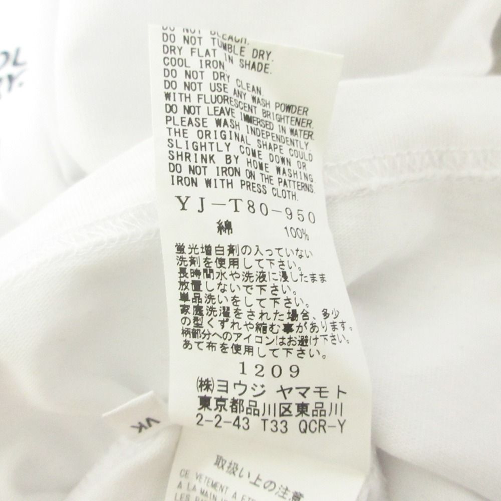良品 24SS Y's×NEW ERA ワイズ×ニューエラ プリント 半袖 T