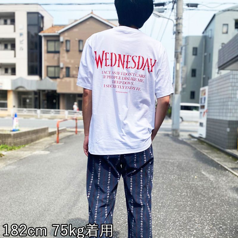 ウェンズデー Tシャツ 半袖 WEDNESDAY アダムス・ファミリー The