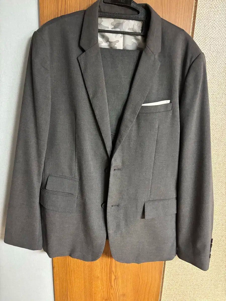 アンドリュー メンズ グレー カジュアルスーツ 105 サイズ セットアップ
