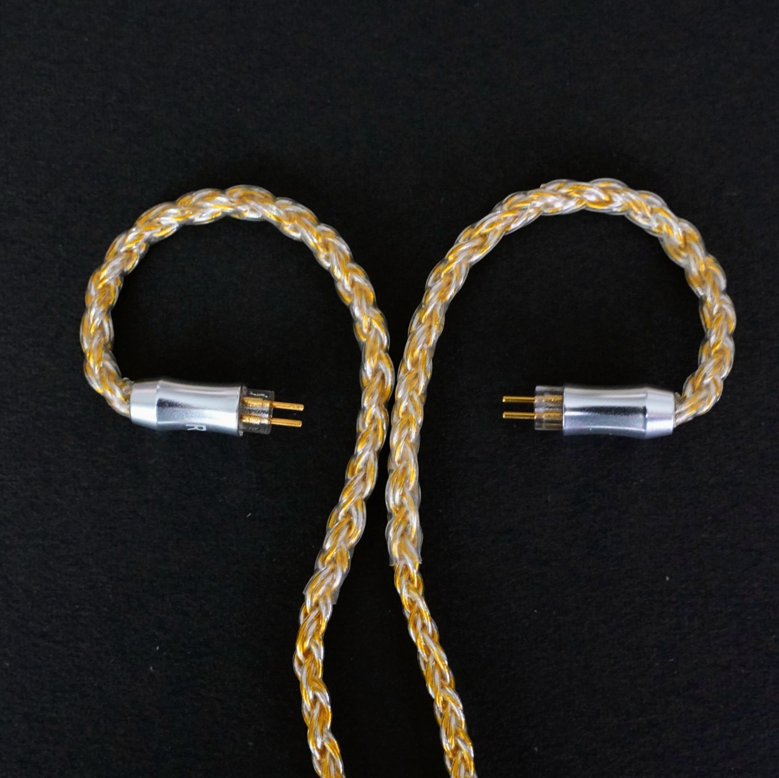 1点のみ】16芯 超希少 銀線＆金線撚り合わせ 0.78 2