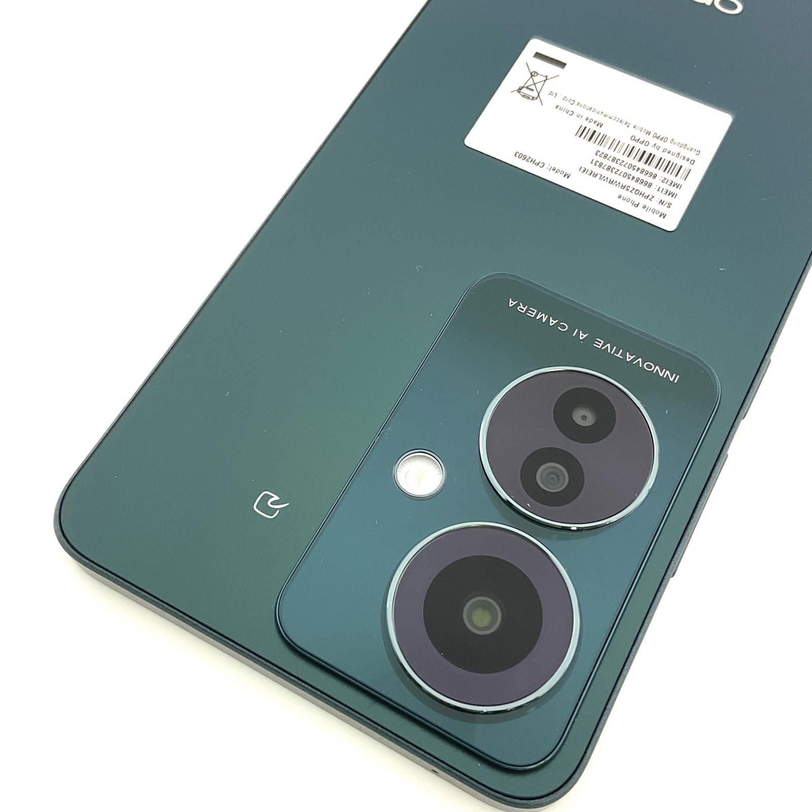 OPPO Reno11 A 128GB ダークグリーン本体 Amazon.co.jp: OPPO Reno11 A ダークグリーン CPH2603 【日本