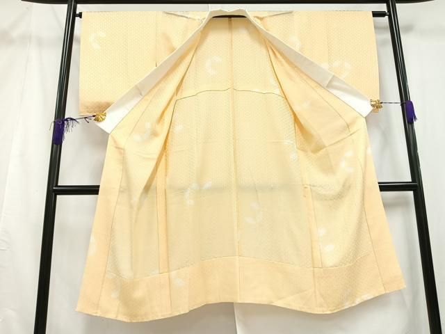 平和屋着物□長襦袢 無双仕立て 御所車檜扇花地紋 暈し染め 正絹