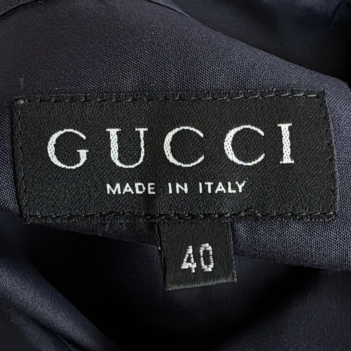 Gucci ブラック 長袖シャツ 40 GUCCI(グッチ) 長袖シャツブラウス サイズ40 M レディース - 203
