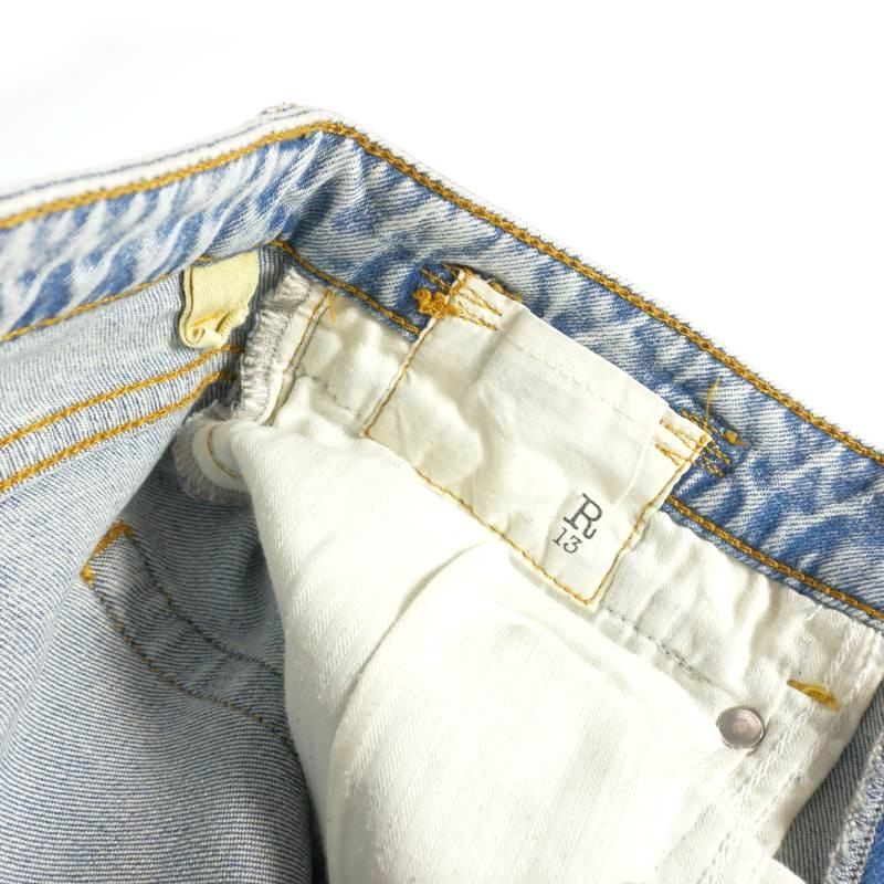 R13/アールサーティーン　ペイント　デニム　パンツ R13(アールサーティーン)商品ページ - Skate Denim - Shredded