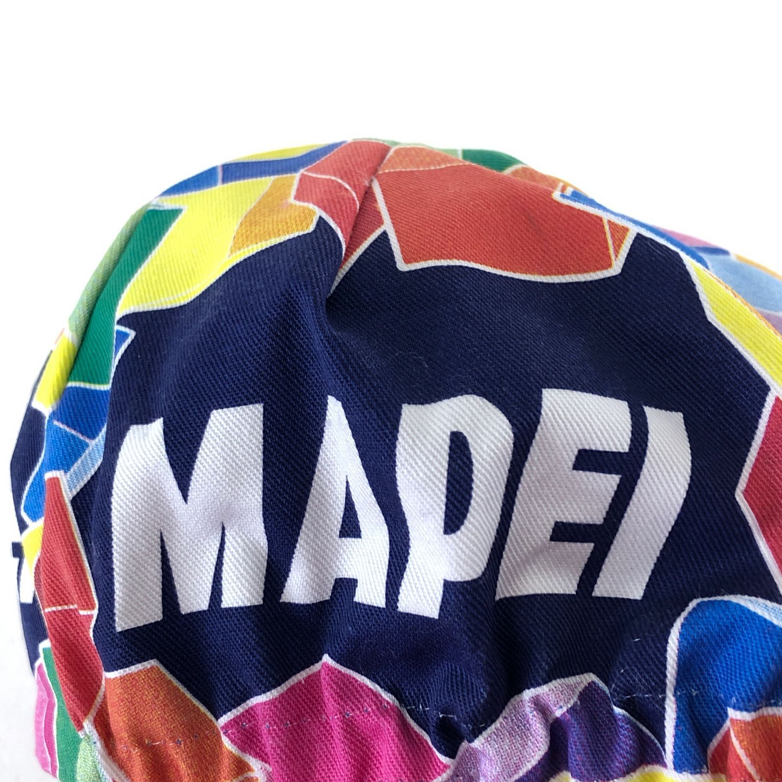 サイクルキャップ MAPEI 総柄 イタリア製 自転車 古着 n043765 - メルカリ