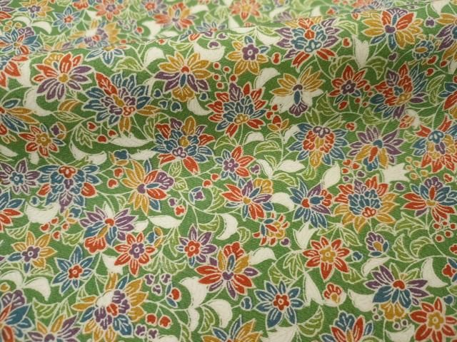 平和屋着物▽上質な紬 単衣 舞花文 正絹 逸品 DAAT9724az