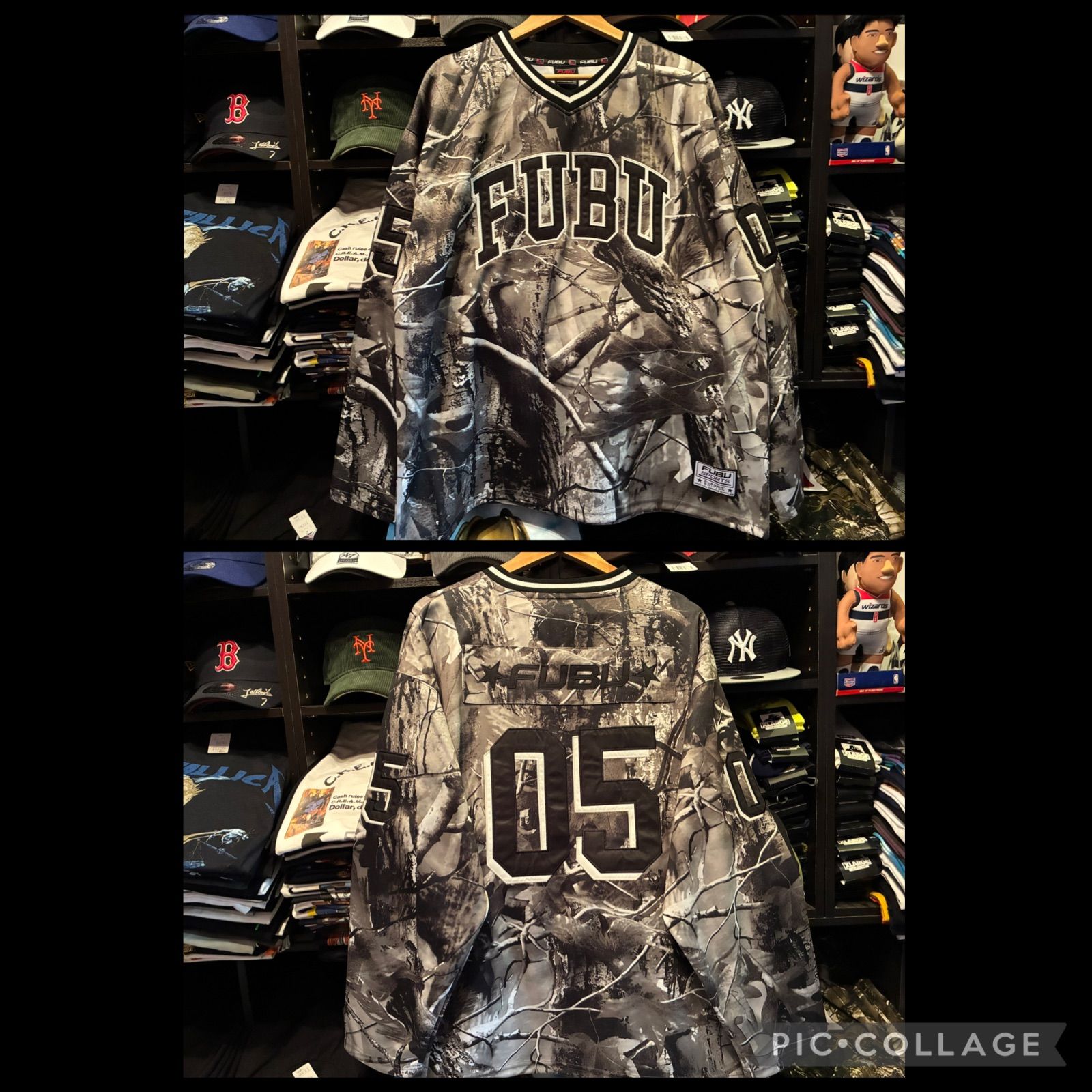 FUBU（フブ） “REAL TREE HOCKEY SHIRT/リアルツリーホッケーシャツ