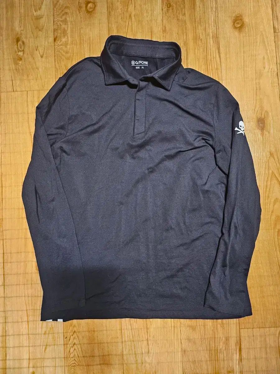 G FORE ジーフォア 黒色 長袖 ポロTシャツ XL