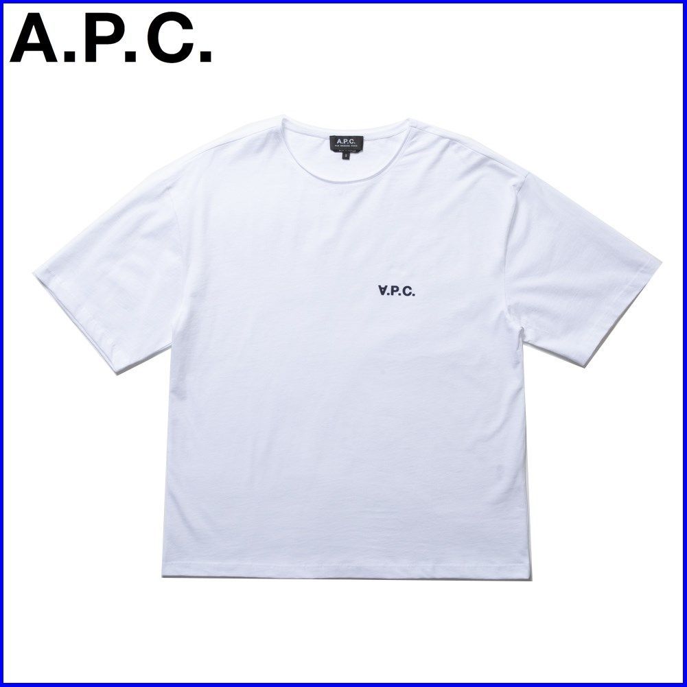 【新品】アー・ペー・セー 半袖Tシャツ A.P.C. COFDW H26194 JEREMY T-SHIRT cofdwh26194-aabWH
