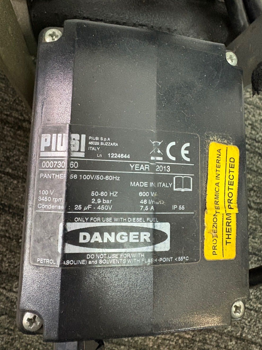 ハンディ電動灯油 軽油用ポンプ