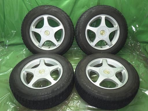 【中古】CMK 15インチ ブリヂストン ブリザックレボGZ